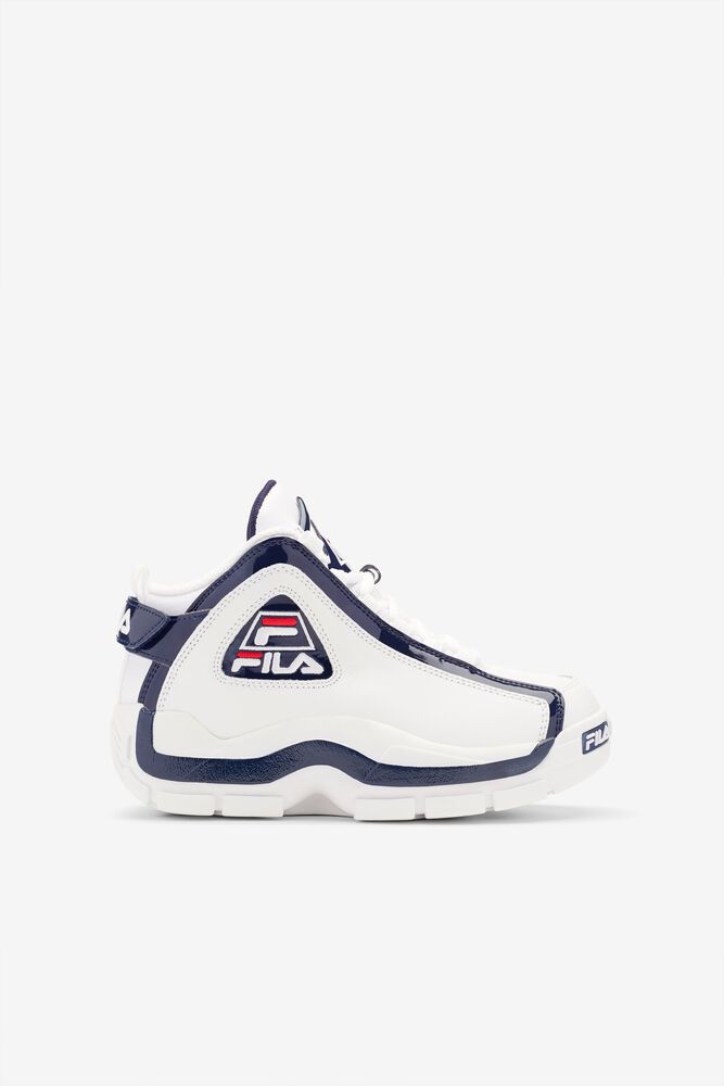 Fila Grant Hill 2 White Sneakers Kids - NZ 89201-VMZS